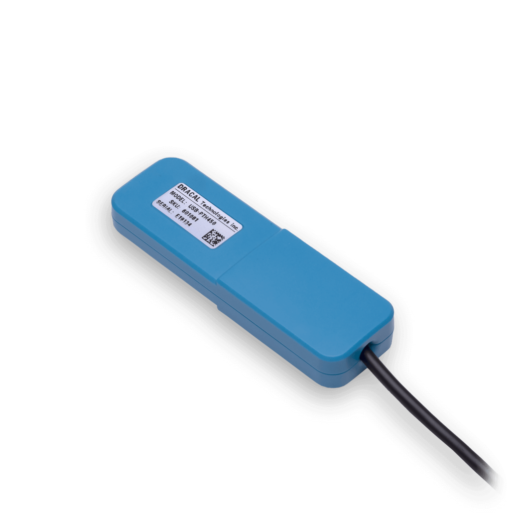 High-precision USB temperature sensor with relative humidity